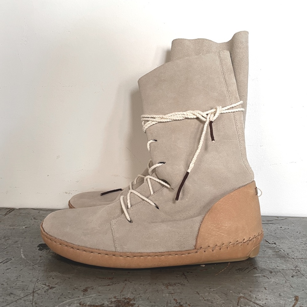 Dove Grey Suede Shofolk Nordic Moccasins